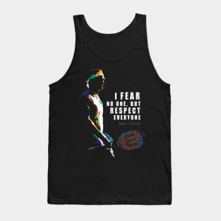 Roger Federer Inspirational Quote Tank Top